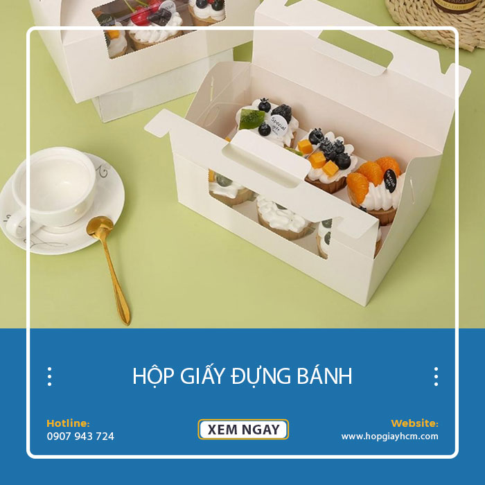 Hộp giấy đựng bánh