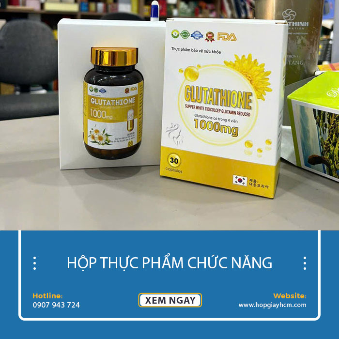 Hộp giấy đựng thực phẩm chức năng
