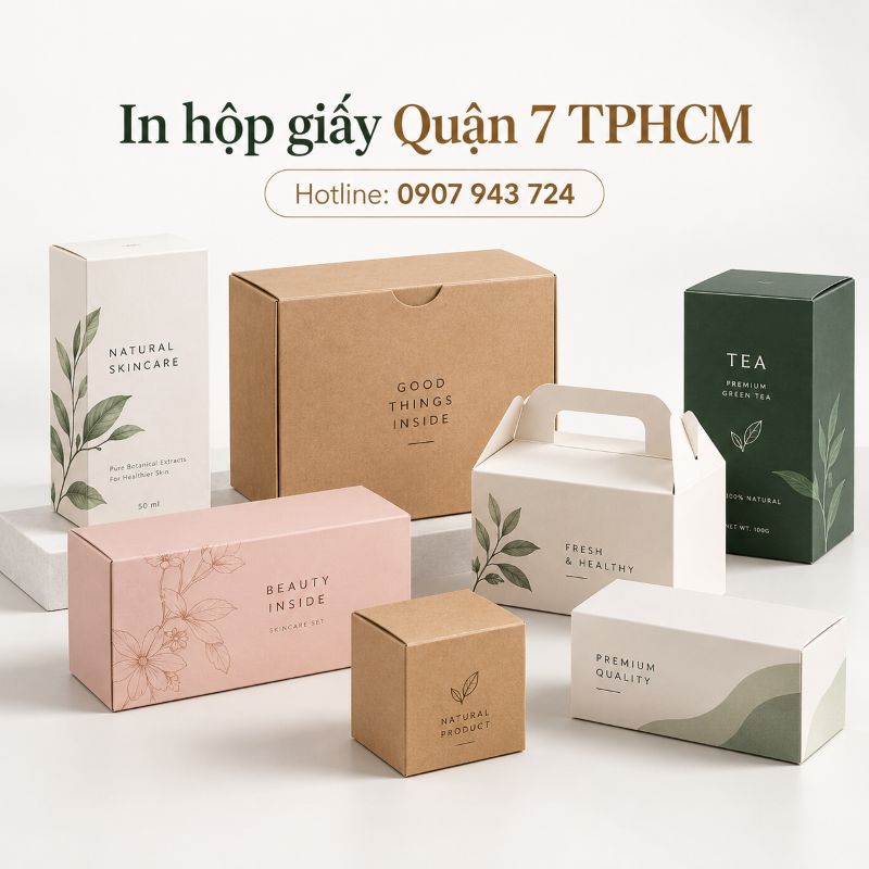 In hộp giấy Quận 7 TPHCM